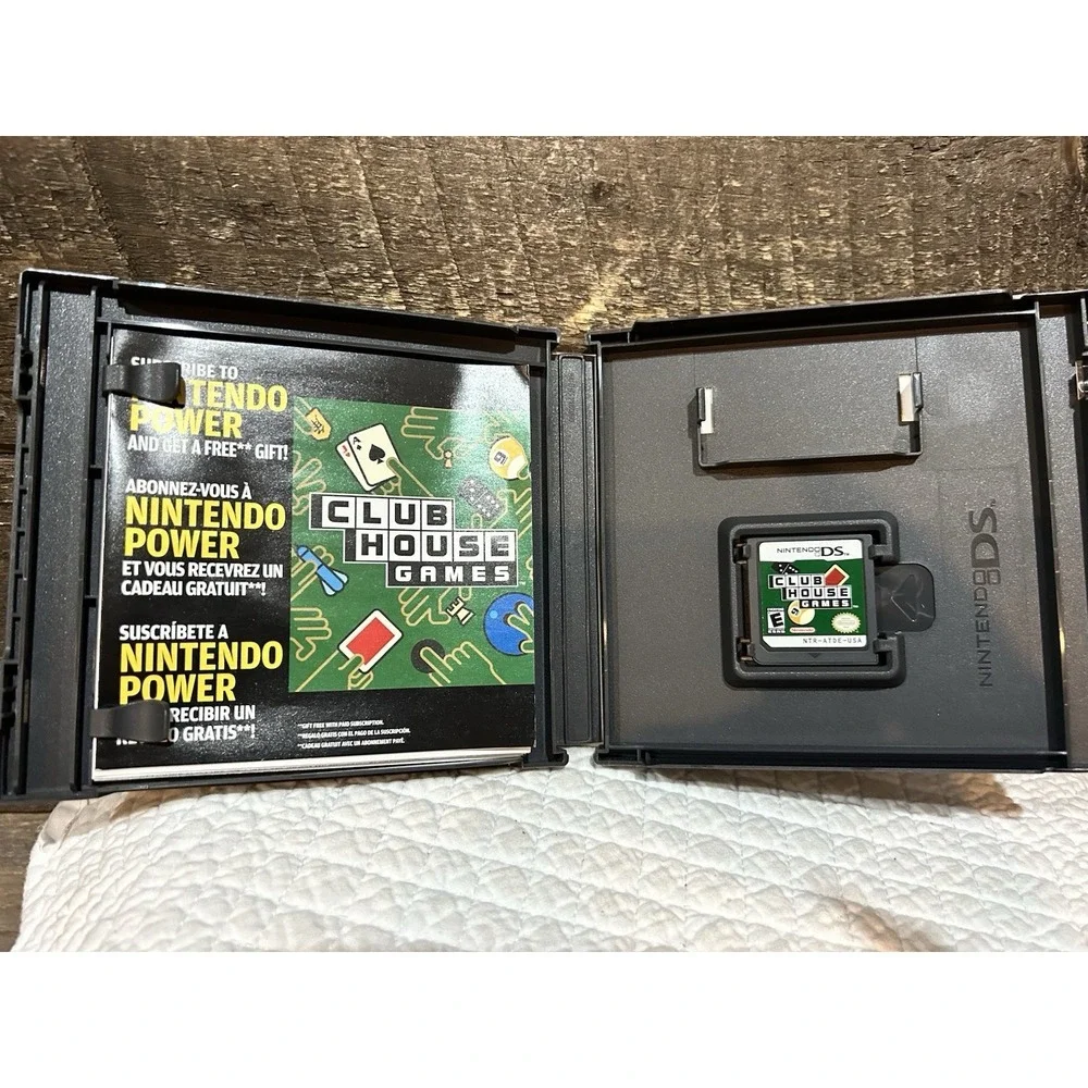 Club House Games‎ (Nintendo DS, 2006) With Manual